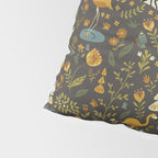 Zebras in Wild Fall Garden Pillow Sham Gallery Image 4