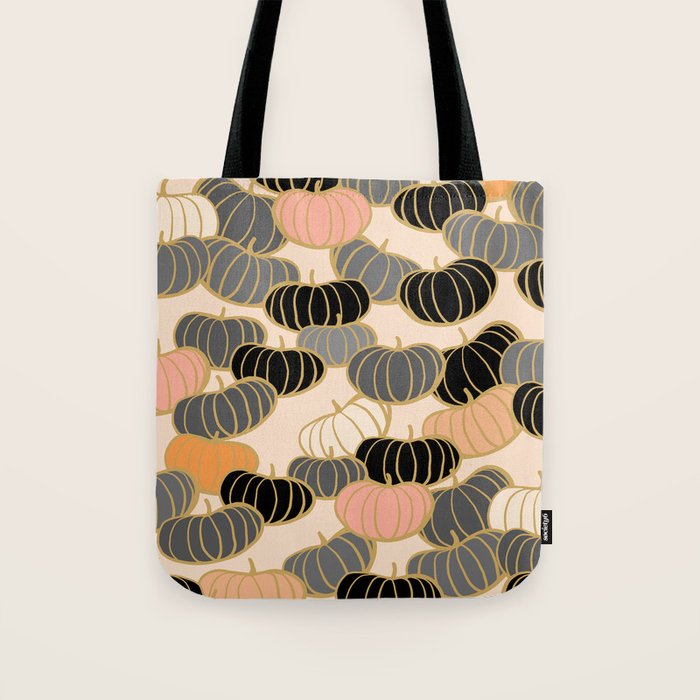 Retro Pumpkin Pattern 1 Tote Bag Gallery Image 1