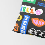 Fun retro quote sticker pattern Pillow Sham Gallery Image 4