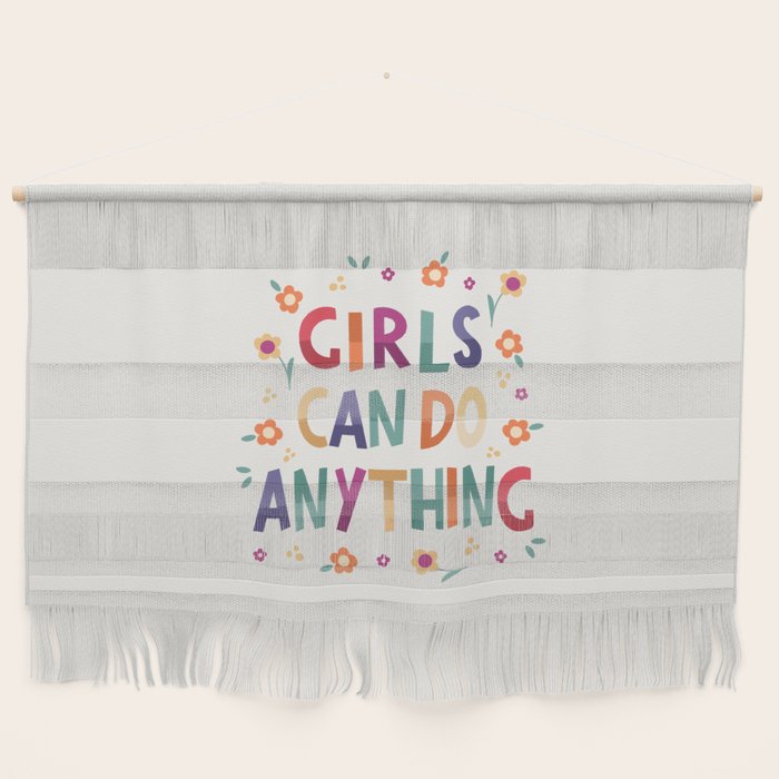 Girls can do anything  Wall Hanging Gallery Image 1