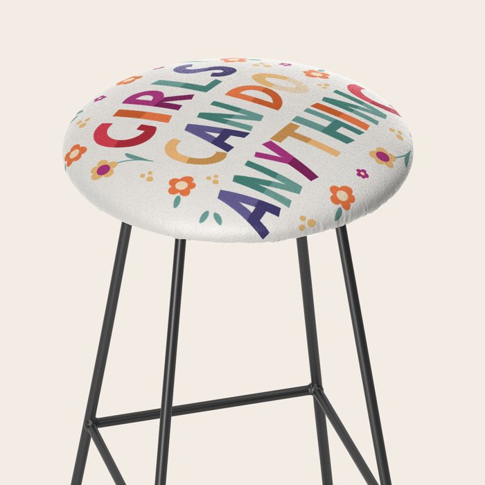 Girls can do anything  Stool Gallery Image 2