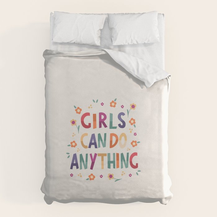 Girls can do anything  Duvet Cover Gallery Image 6