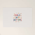 Girls can do anything  Welcome Mat Gallery Image 1