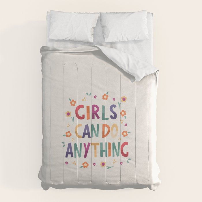 Girls can do anything  Comforter Gallery Image 1