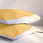 Minimalist Yellow Cat Pillow Sham Gallery Image 3