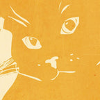 Minimalist Yellow Cat Coffee Mug Gallery Image 2