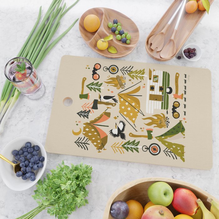 Camping Kit - Olive Palette Cutting Board Gallery Image 2