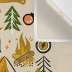 Camping Kit - Olive Palette Wall Tapestry Gallery Image 3