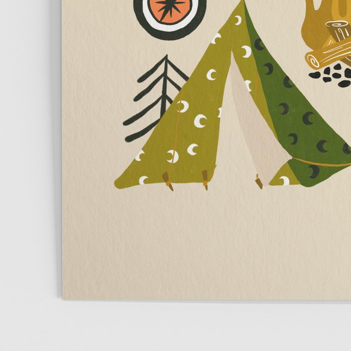 Camping Kit - Olive Palette Poster Gallery Image 3