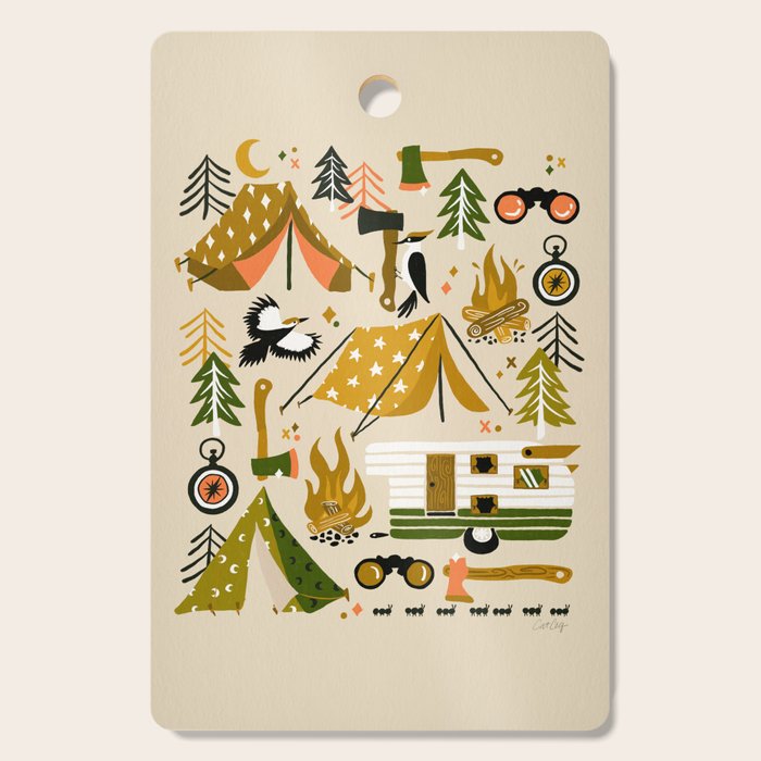 Camping Kit - Olive Palette Cutting Board Gallery Image 1