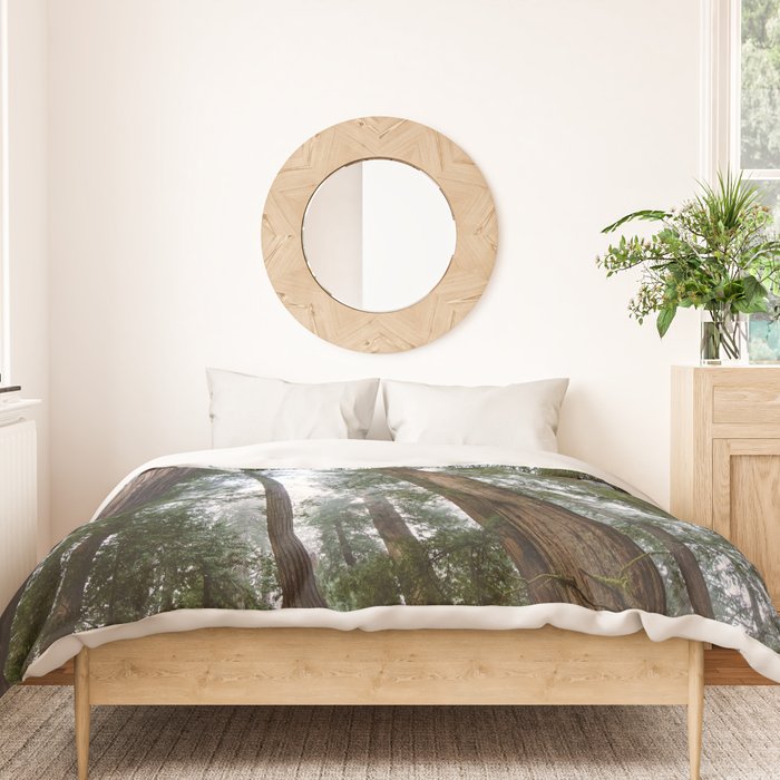 Redwood Forest Adventure VI - Nature Photography Duvet Cover Gallery Image 3