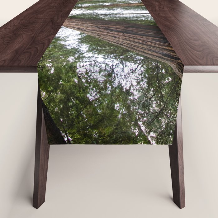 Redwood Forest Adventure VI - Nature Photography Table Runner Gallery Image 1