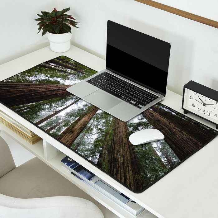 Redwood Forest Adventure VI - Nature Photography Desk Mat Gallery Image 2