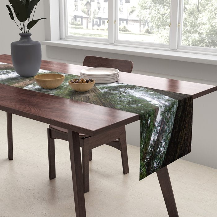 Redwood Forest Adventure VI - Nature Photography Table Runner Gallery Image 2