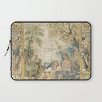 Antique 17th Century Romantic Warrior Italian Tapestry Laptop Sleeve Gallery Image 1