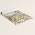 Antique 17th Century Romantic Warrior Italian Tapestry Yoga Mat Gallery Image 2