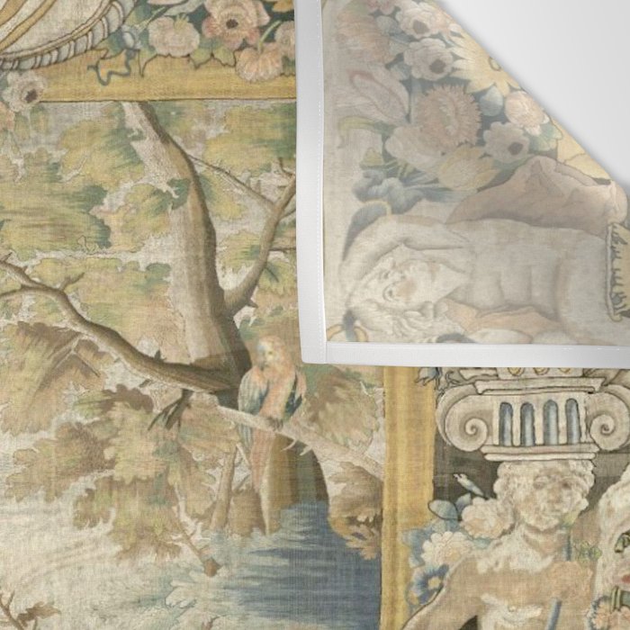 Antique 17th Century Romantic Warrior Italian Tapestry Wall Tapestry Gallery Image 3