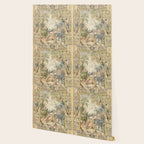 Antique 17th Century Romantic Warrior Italian Tapestry Wallpaper Gallery Image 2