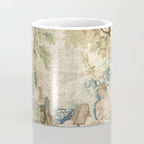 Antique 17th Century Romantic Warrior Italian Tapestry Coffee Mug Gallery Image 4