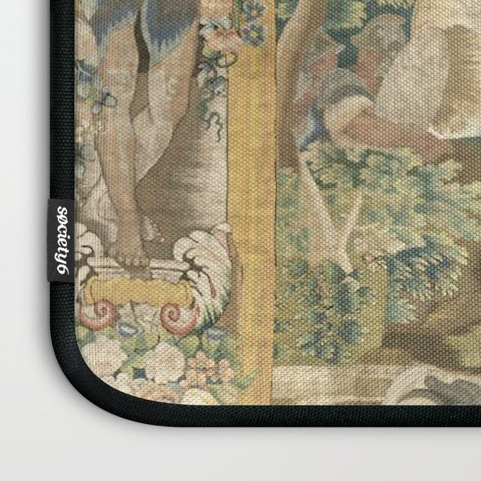 Antique 17th Century Romantic Warrior Italian Tapestry Laptop Sleeve Gallery Image 3