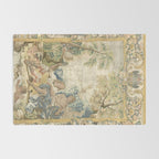 Antique 17th Century Romantic Warrior Italian Tapestry Rug Gallery Image 2