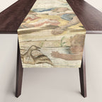 Antique 17th Century Romantic Warrior Italian Tapestry Table Runner Gallery Image 1