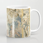 Antique 17th Century Romantic Warrior Italian Tapestry Coffee Mug Gallery Image 1