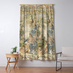 Antique 17th Century Romantic Warrior Italian Tapestry Window Curtain Gallery Image 5