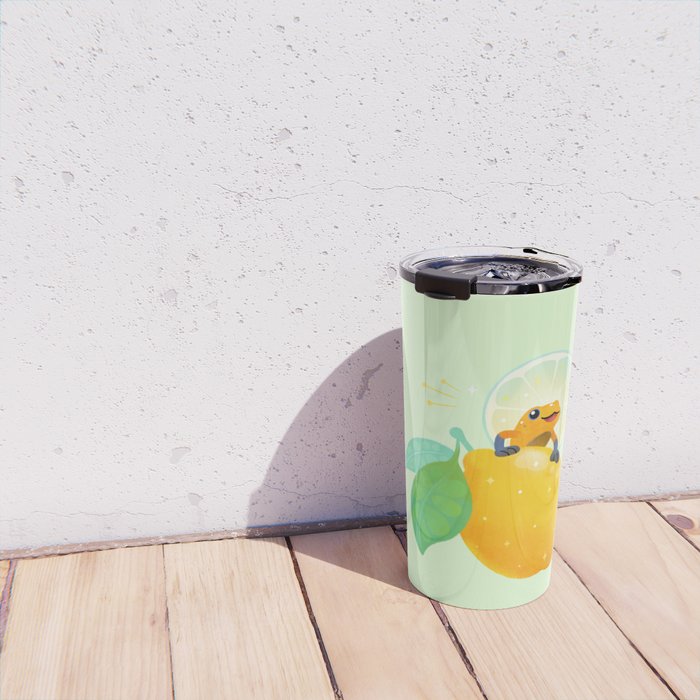 Golden poison lemon sherbet 1 Travel Mug Gallery Image 4
