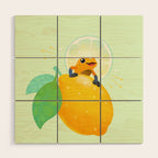 Golden poison lemon sherbet 1 Wood Wall Art Gallery Image 1