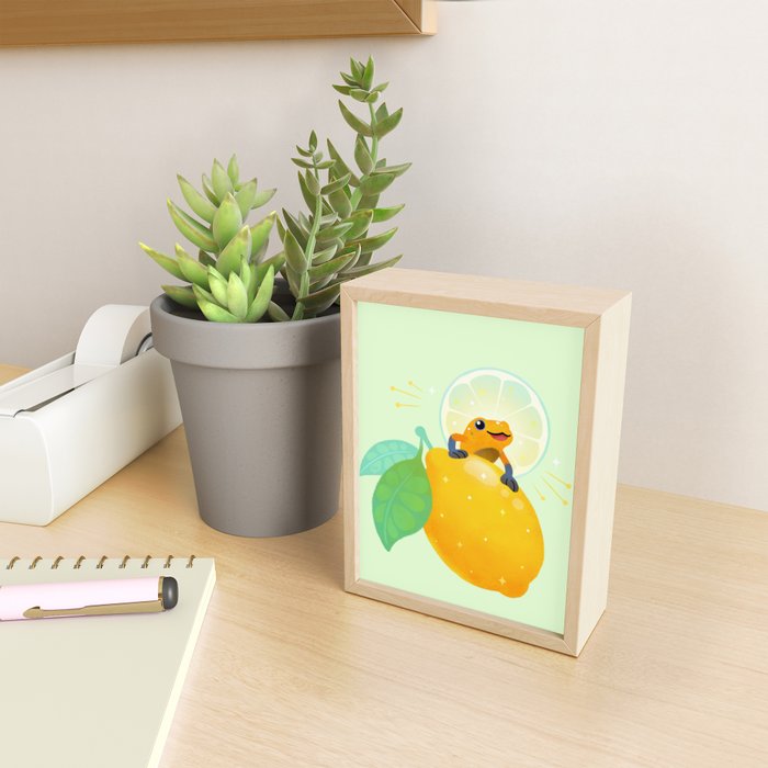 Golden poison lemon sherbet 1 Mini Art Print Gallery Image 2