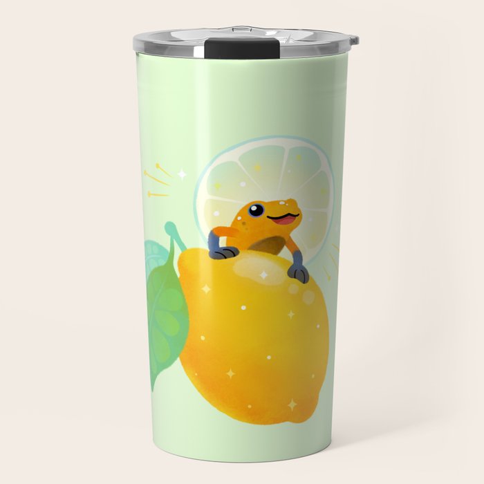 Golden poison lemon sherbet 1 Travel Mug Gallery Image 1