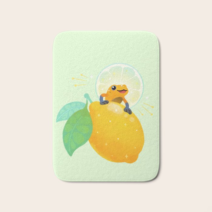 Golden poison lemon sherbet 1 Bath Mat Gallery Image 1