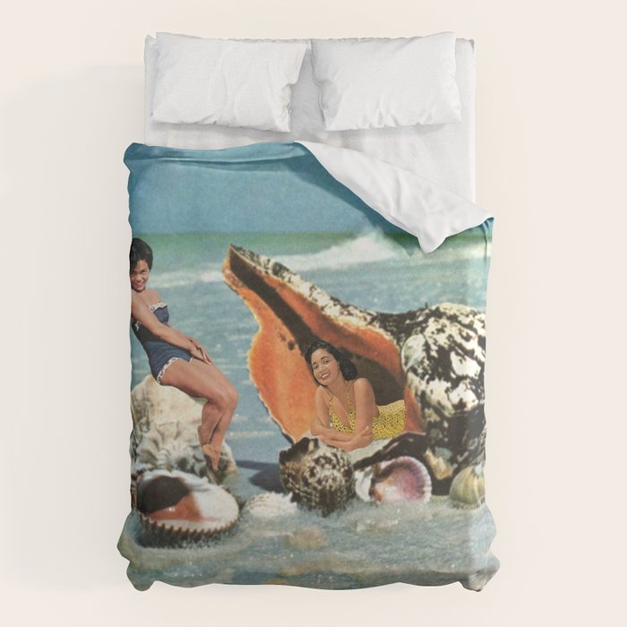 Greetings from Seashells! Duvet Cover Gallery Image 1