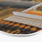 Royal Women Celebrating Diwali Indian Miniature Painting  Bath Mat Gallery Image 3