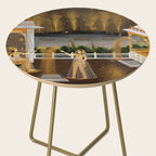 Royal Women Celebrating Diwali Indian Miniature Painting  Side Table Gallery Image 2