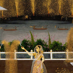 Royal Women Celebrating Diwali Indian Miniature Painting  Coffee Mug Gallery Image 2