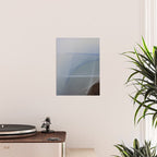 Seascape Double Exposure Abstract 1. - long exposure blue ocean photograph  Poster Gallery Image 2