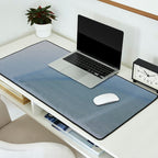 Seascape Double Exposure Abstract 1. - long exposure blue ocean photograph  Desk Mat Gallery Image 2