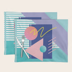 Memphis pattern 82 - 80s / 90s Retro Placemat Gallery Image 1