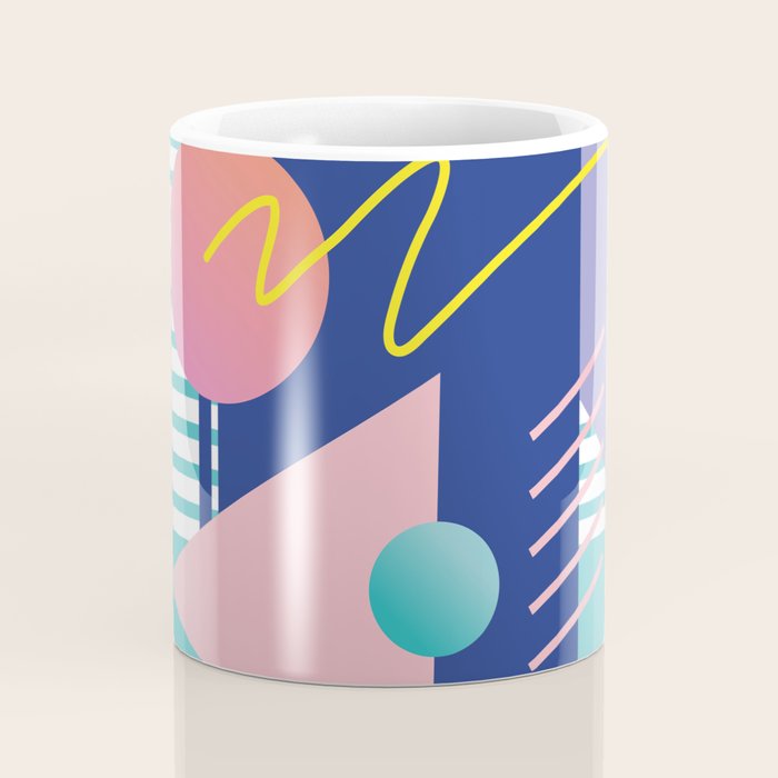 Memphis pattern 82 - 80s / 90s Retro Coffee Mug Gallery Image 4