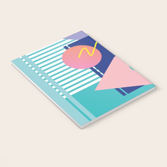 Memphis pattern 82 - 80s / 90s Retro Notebook Gallery Image 3