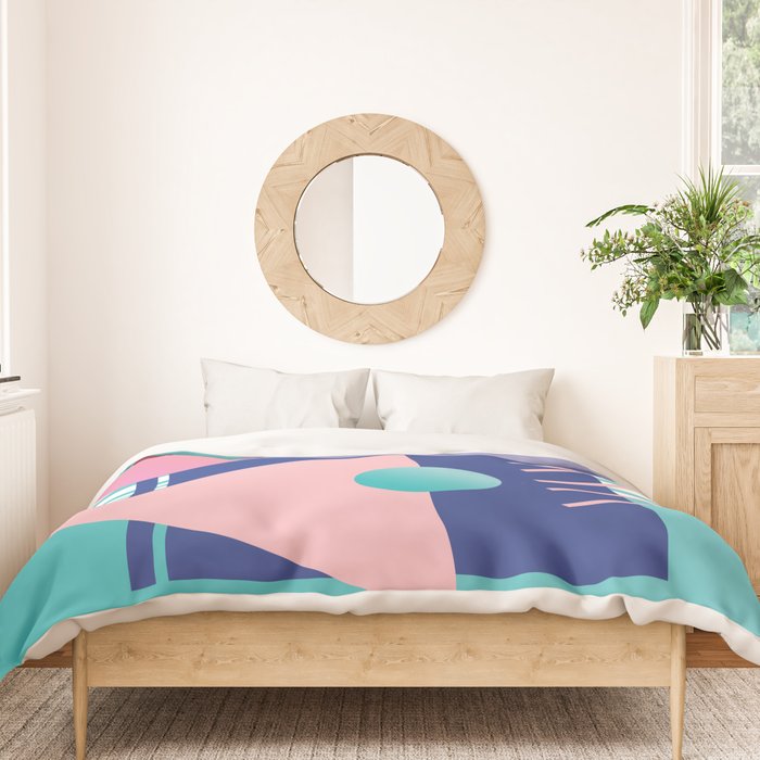 Memphis pattern 82 - 80s / 90s Retro Duvet Cover Gallery Image 3