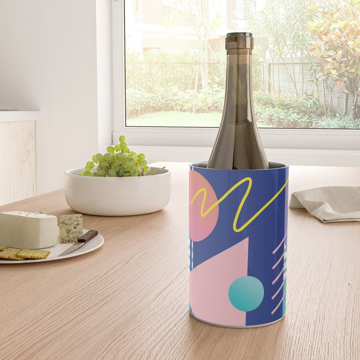 Memphis pattern 82 - 80s / 90s Retro Wine Chiller Gallery Image 4