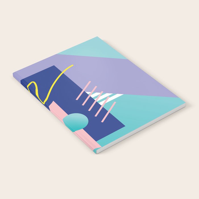 Memphis pattern 82 - 80s / 90s Retro Notebook Gallery Image 2