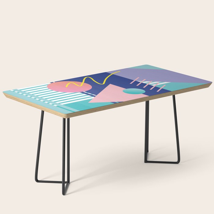 Memphis pattern 82 - 80s / 90s Retro Coffee Table Gallery Image 1