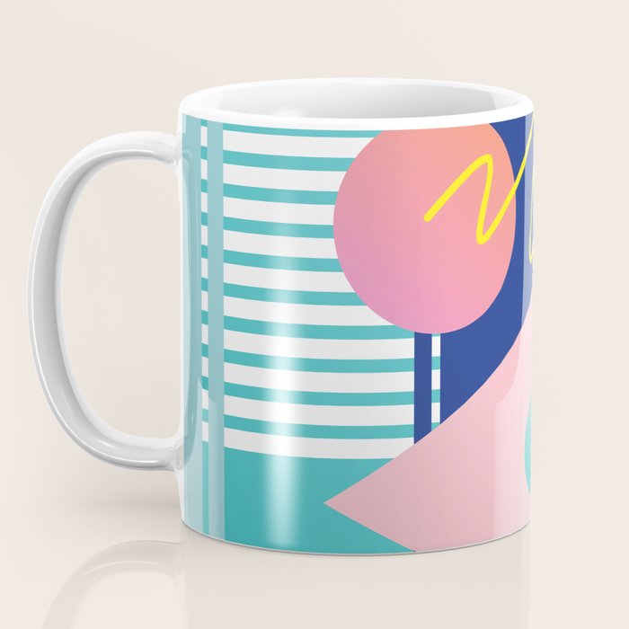 Memphis pattern 82 - 80s / 90s Retro Coffee Mug Gallery Image 3