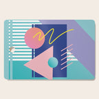 Memphis pattern 82 - 80s / 90s Retro Cutting Board Gallery Image 1