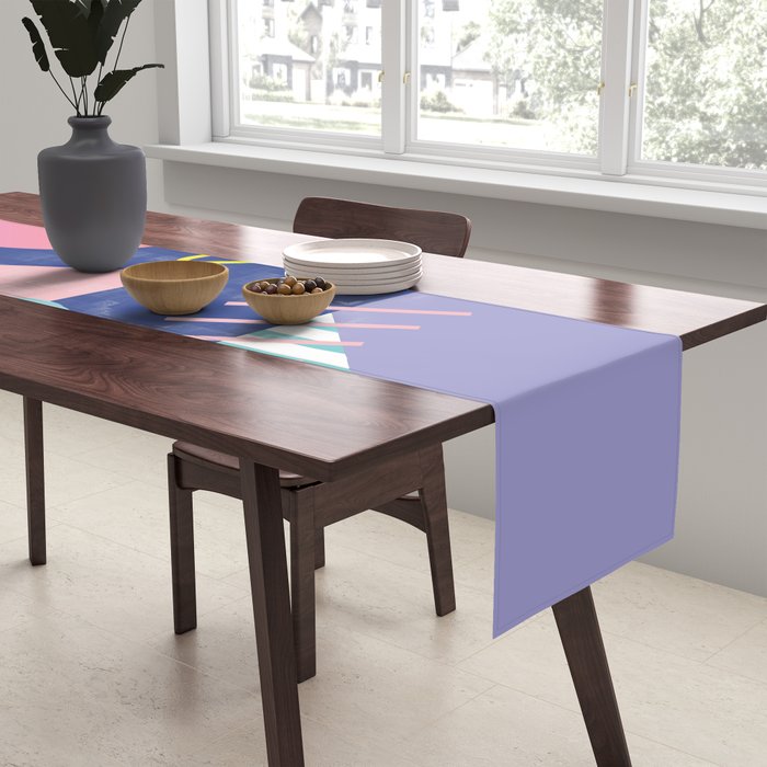 Memphis pattern 82 - 80s / 90s Retro Table Runner Gallery Image 2