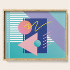 Memphis pattern 82 - 80s / 90s Retro Serving Tray Gallery Image 1